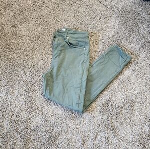 Loft Sage green jeans size 2